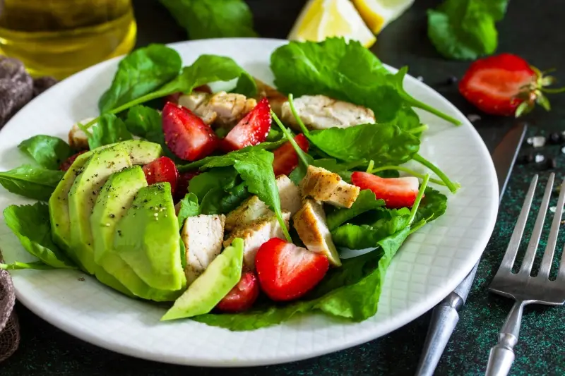 Frutas y verduras de primavera